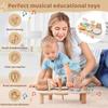 Wooden 7-in-1 Musical Instrument Table for Toddlers - Montessori Percussion Set, Early Learning Rhythm & Beats Desktop Toy, Eco-Friendly Gift for Kids