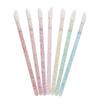 50pcs Crystal Lip Brush Set: Portable Lipstick & Gloss Applicators