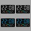 Temperature Electronic Wall Clock Wall-mounted Display Table Clock Digital LED Clocks  for Bedroom