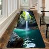 1 Stück 3D Wasserfall Canyon Läufer Teppich Rutschfeste Fußmatte für Flur Eingangsbereich Küche Badezimmer Waschküche Heimdekoration