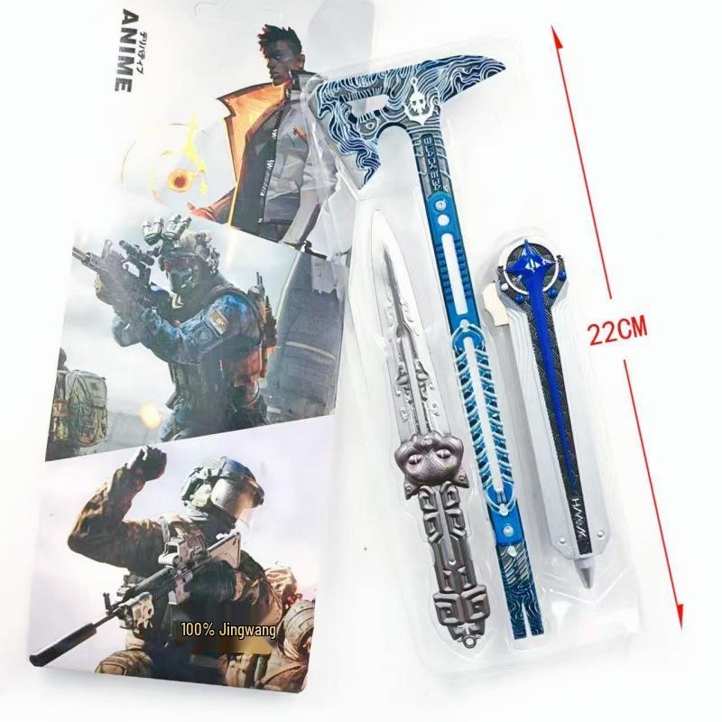 

Delta Force Black Sea Нож Томагавк Металлическая Модель Оружия Набор Игрушек Zinc Alloy Material