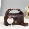 Borsa a tracolla a forma di cuscino in PU per lo stile quotidiano con scomparti multipli