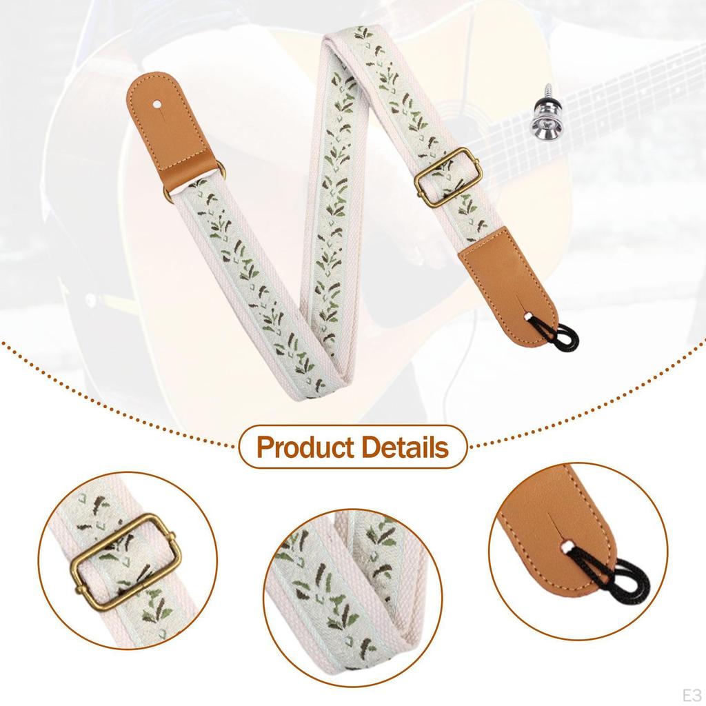Adjustable Length Strap for Ukulele Instruments Including Soprano and Baritone