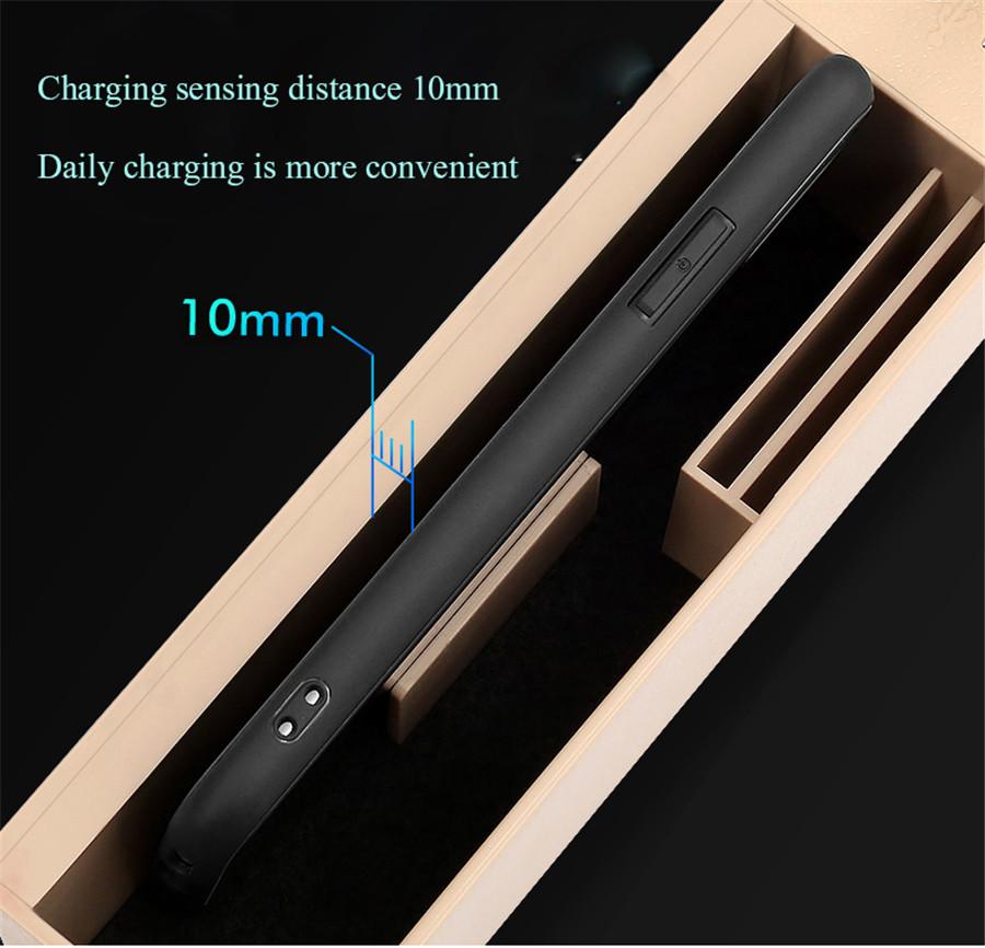 Black Plastic Car Seat Crevice Storage Box with USB Port Wireless Charging Board