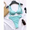 Hohe Taille Bikini Push-Up Badeanzug Weibliche Bikini Set Sexy Frauen Bademode Biquini Badeanzug Badeanzüge Bademode