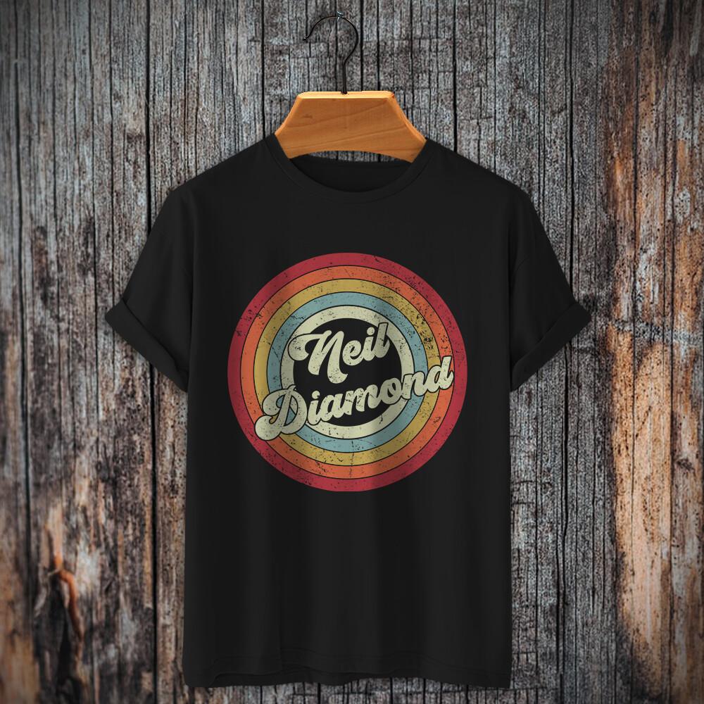 Neil Diamond T-Shirt Cracklin' Rosie Song Sung Blue Longfellow Serenade Desirée