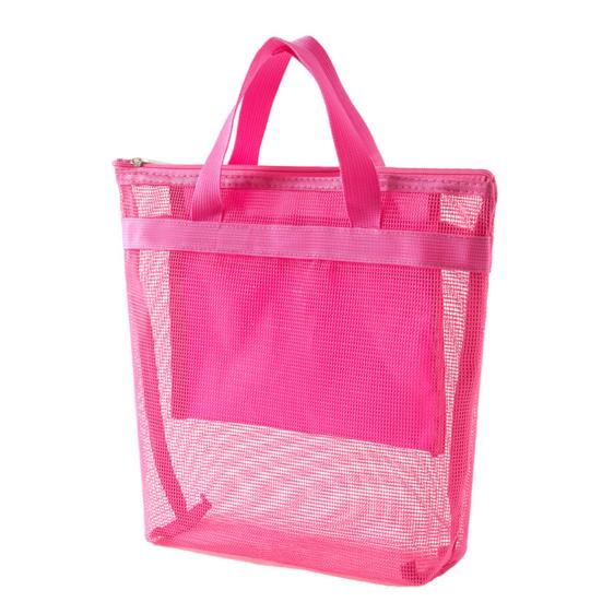 Item Storage Reusable Convenient Transparent Visible Toys Cosmetic Mesh Storage Bag Organizer Pouch Travel Storage Bag