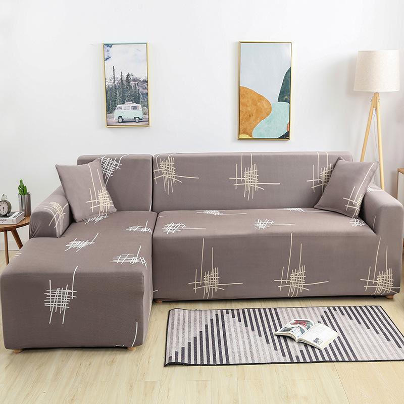 Elastic All-Inclusive Non-Slip Sofa Cover Sofa Slipcover Solid Color