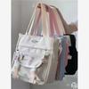 Large Capacity Canvas Tote Bag for High School & Middle School Girls