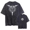 HOT SALE 2026 Harajuku Vintage Washed T Shirts Death Note Anime Graphic Printing T Shirt Oversize Cotton Fashion Shirt