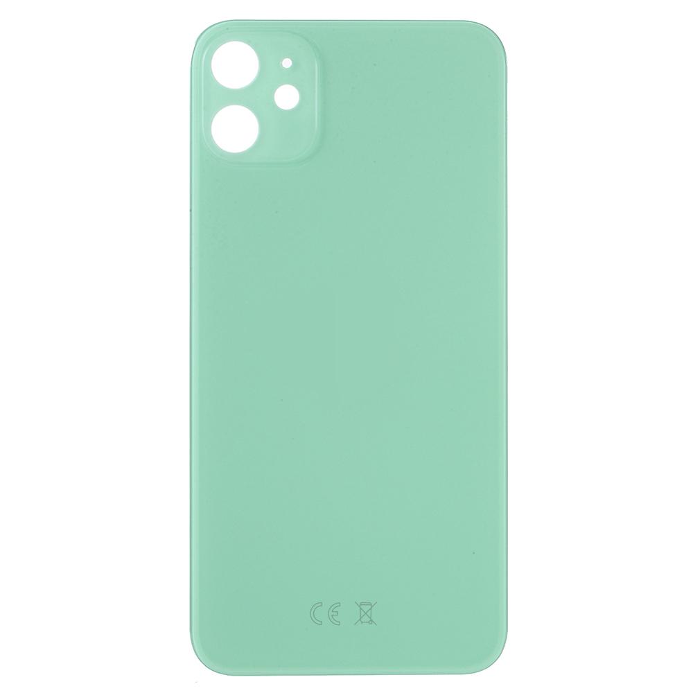 

For iPhone 11 Back Battery Housing Cover Replacement Part (EU Version) (Big Hole) Green