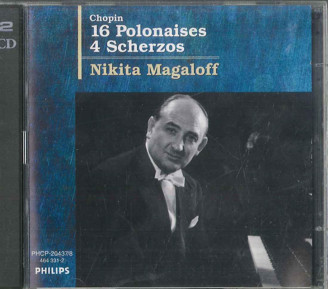 

CD MAGALOFF - Chopin: Complete Polonaises & Scher PHCP204378 PHILIPS 1999 Japan Classical Used