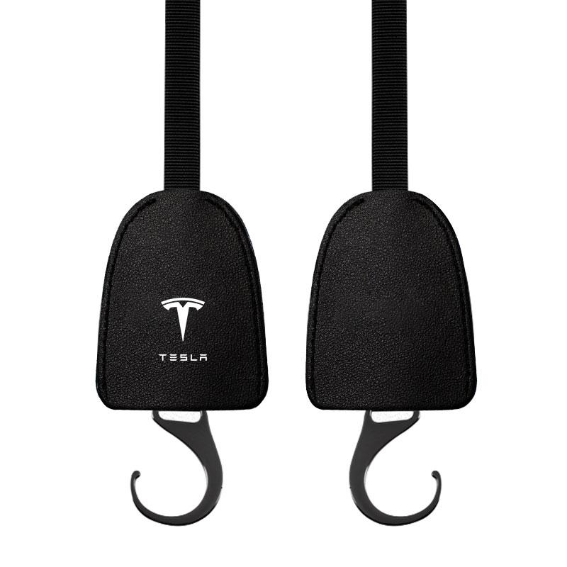 Car Interior Organizers Hooks Car Back Seat Hook Headrest Hanger For Tesla Model 3 Y X S Cc3 Cybertruck Y Juguete Roadster Coil 4