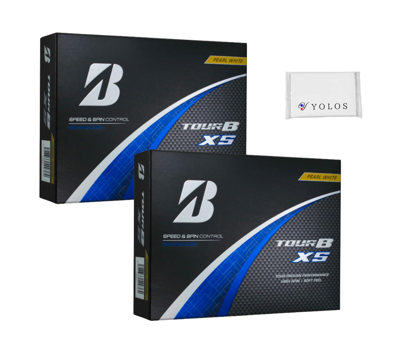 

Bridgestone TOUR B X S Pearl White 2 Dozen 2024 Model Golf Balls with and Original Tissue Set (24 Balls) Distance, Spin,