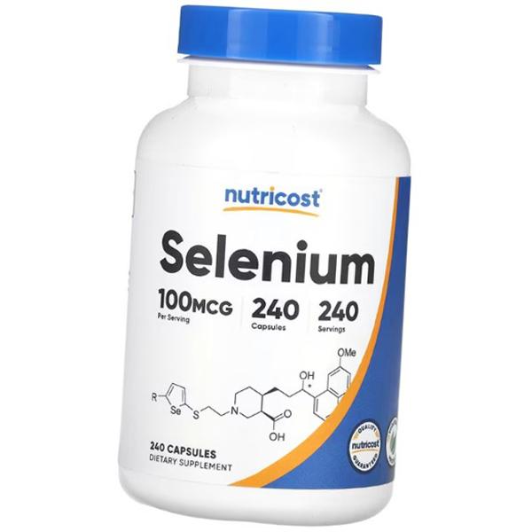 

L-Селенометионин, Selenium 100, Nutricost 240капс (36647025) 240caps