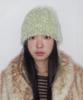 FUNFROMFUN Popcorn Knit Beanie, Moss Green