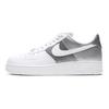 Nike Air Force 1 Low 07 White Metallic Silver Women's Sneakers DD6629-100