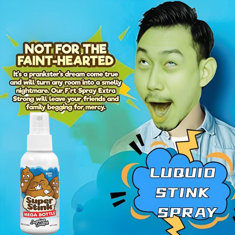 30/60ML New Funny Fart Spray Gas - Gag Spray Prank Plastic Stinky Gags Party Supplies Spray Can Sting Non-Toxic for Halloween
