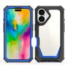 For iPhone 16 Case Detachable 2 In 1 TPU + PC Shockproof Phone Back Cover