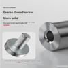 2/4 Pezzi Fissaggi per Vetro 16/19/25/40 mm Acciaio Inossidabile Acrilico Supporti per Pubblicità Viti per Fissaggio Cartelloni Segnaletici Ferramenta