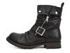 Gino Engineer Boots, Short Drape Boots, Black, Size 26.5cm, ze319 BK