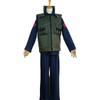 Pălărie Anime Naruto Hatake Kakashi Costum Cosplay Halloween Bărbați Vestă Jachetă Top cu Mânecă Lungă Set Pantaloni Petrecere Costum Fantezie -NMAOV