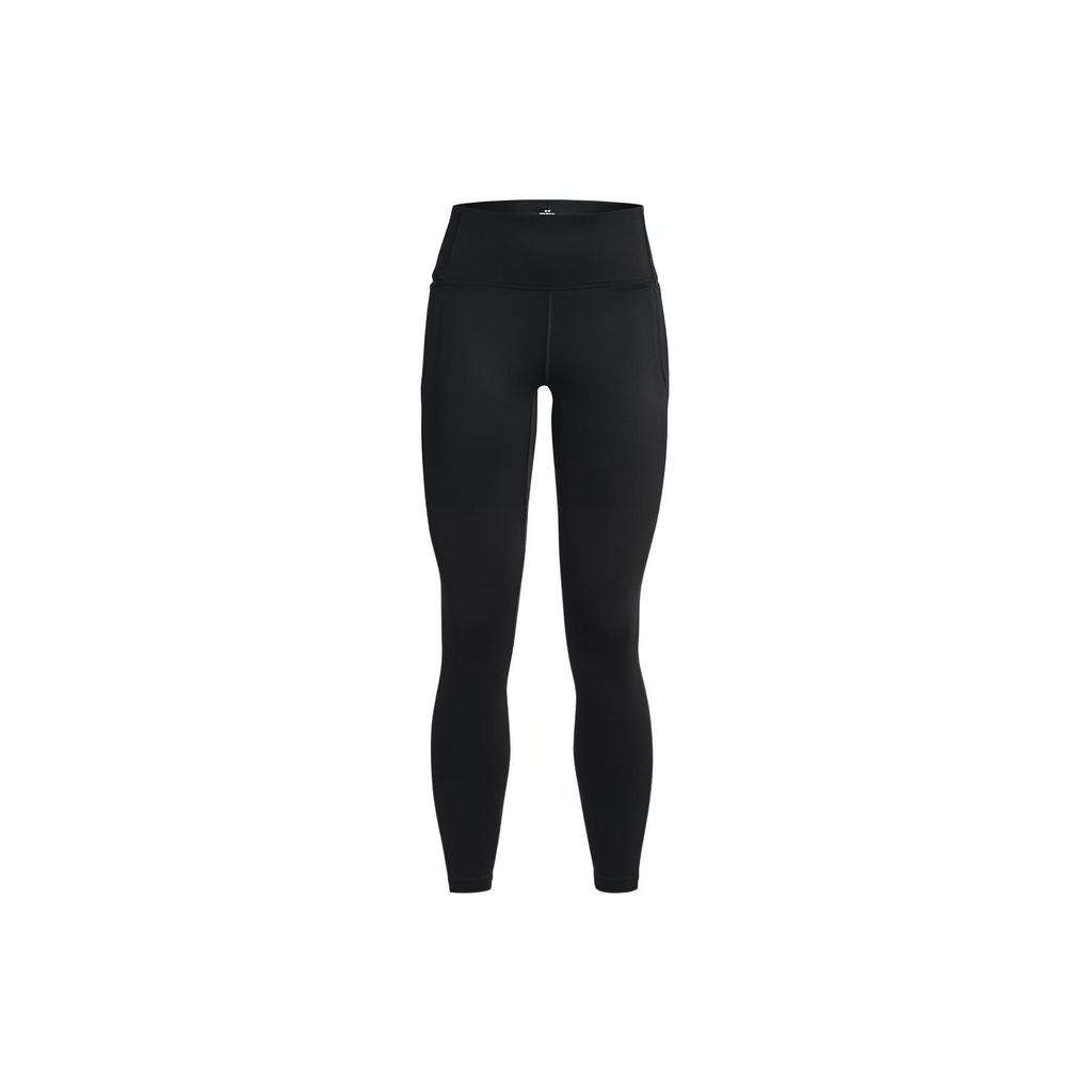 Under Armour Solid High-Waisted Slim Fit Straight Leg Training Pants Women pants Black 1373966-001