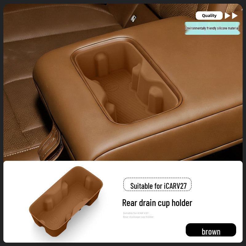 Chery iCAR V27 Rear Silicone Cup Holder for Second Row