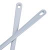 2 Pcs Toe Cleaning Brush No Bendling Silicone Long Handle Foot Scrubber in Shower for Home Spa Blue