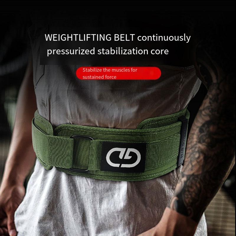 Gewichthebergürtel Männer Frauen 13mm Dicke Powerlifting Kniebeugen Gürtel Fitnessstudio Fitness Cross Training Workout Rückenstütze