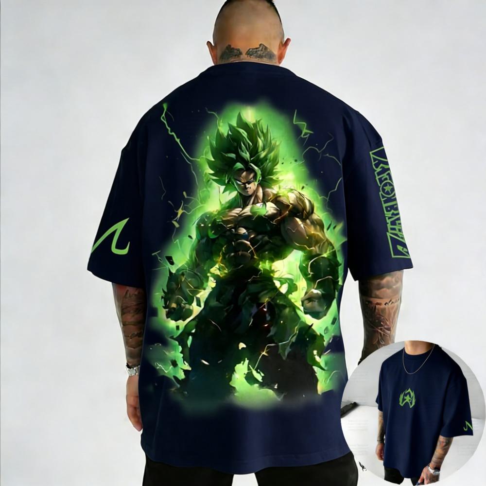 Anime printed men s and women s T-shirt summer casual top 2XS