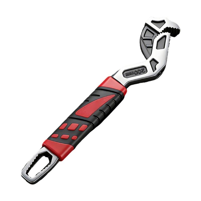 Rustproof Double Head Auto Locking Adjustable Wrench for Reliable Performances in Damp Industrial and Outdoor Applications