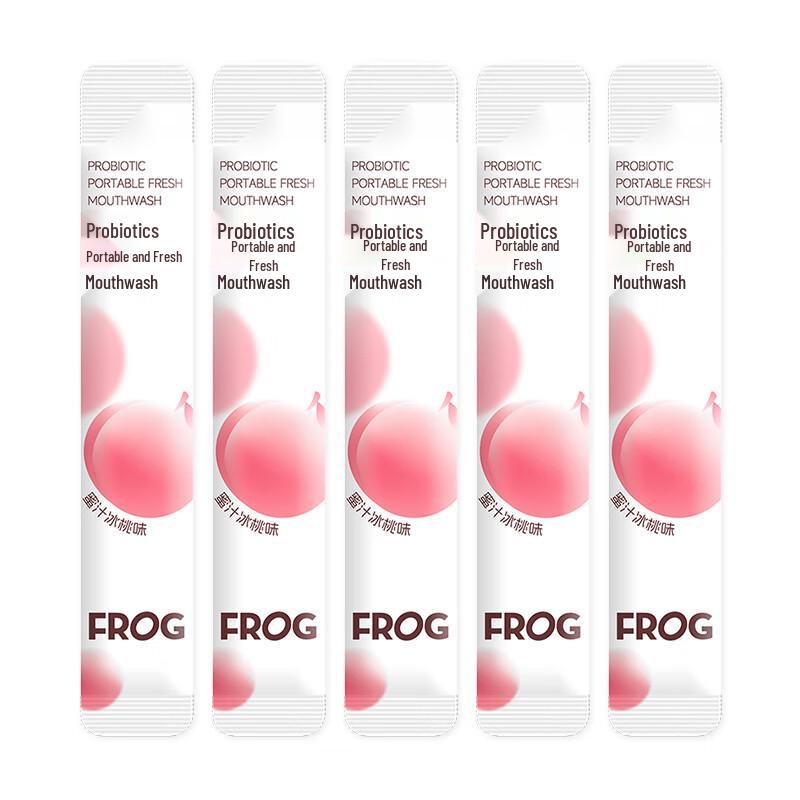 

Frog Peach Flavor Portable Mouthwash Strips
