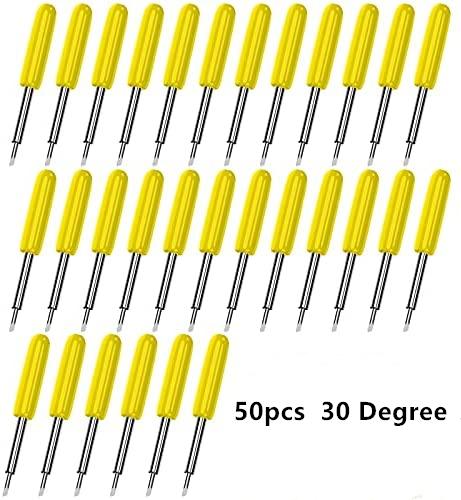 50PCS 30/45/60 Degrees Replacement Blades For Roland Cricut Plotter Blade Knife Cutter Blades For Power Tools Cutting Plotter