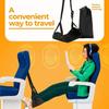 1PC Travel Hammock Suspended Adjustable Office Hammock with Airplane Footrest for High Speed Rail Car Outdoor Furniture