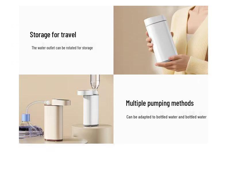 Portable Mini Instant Hot Water Dispenser for Travel, Desktop, and Home Use