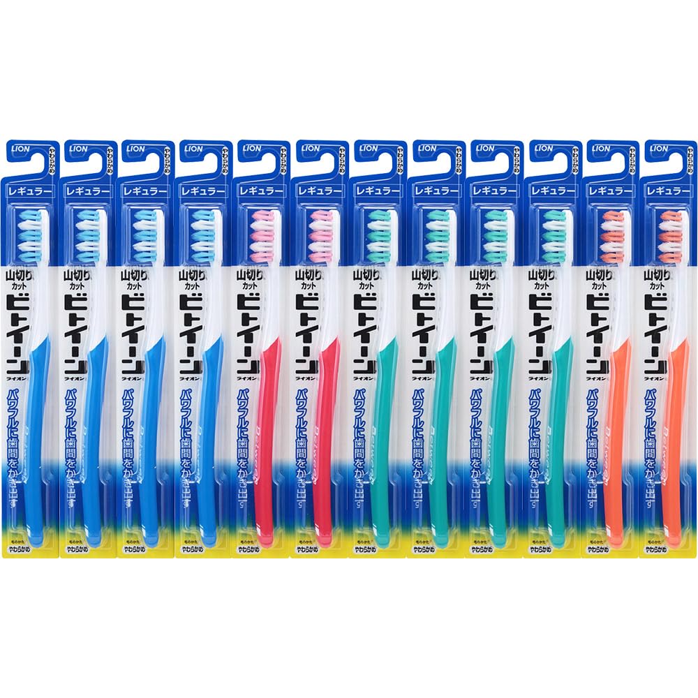 

Between Lion Toothbrush, Regular, Soft, 12-Pack