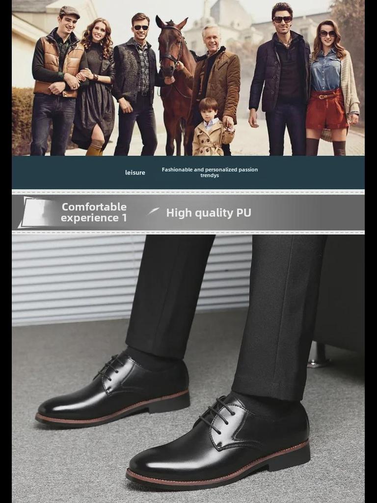 Men's Extra Large Leather Lace-Up Shoes, Sizes 45-48, Casual/Business Formal, Ready for Delivery.