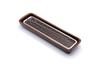 Stylish Ceramic Incense Holder for Incense Sticks, Horizontal Placement, Relaxing Cherry Blossom Design, Soothing, Buddhist Altar Accessory (rust