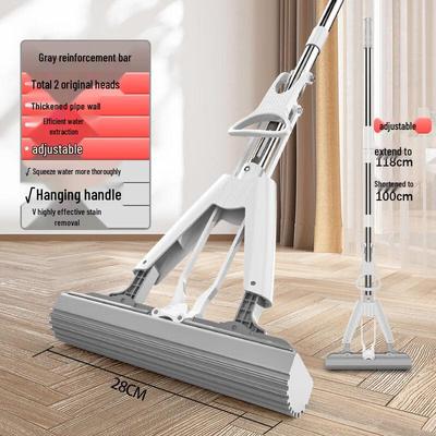 Oujie Wang Self-Wringing Sponge Mop