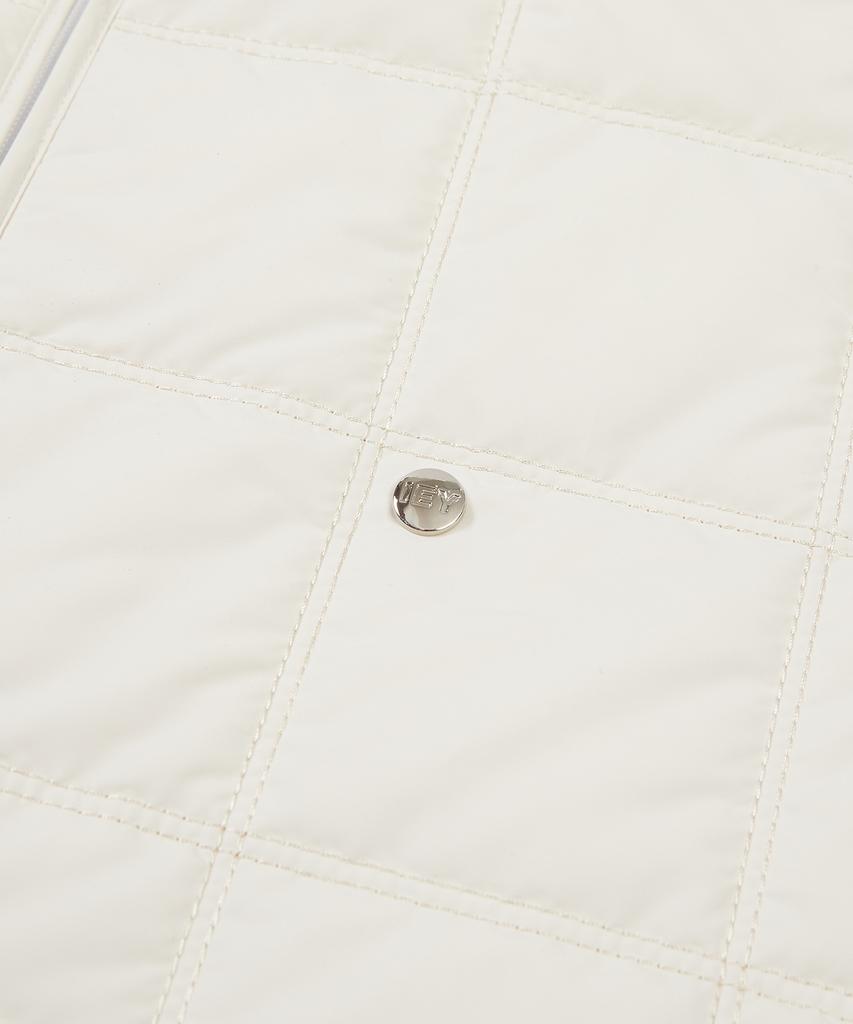 Iey Cross Quilting Vest Ivory