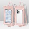 Touchable Screen Waterproof Phone Case IPX8 Waterproof Swimming Storage Bag  Boating