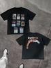 La Collezione Smoking Kills Tessuto di Cotone Stampato Maglietta Estiva Stile Streetwear Maglietta a Maniche Corte Design Cool Tee Retro Top