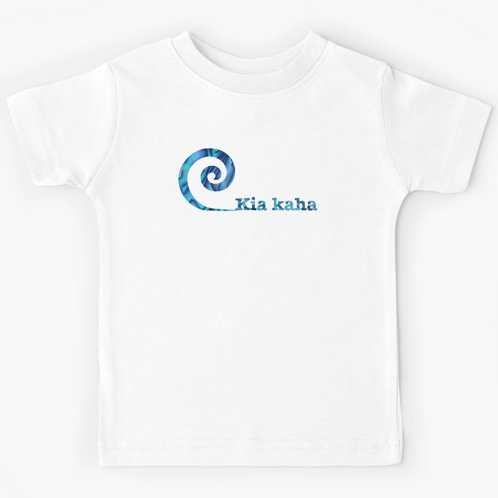 Kia kaha koru wave Kids T-Shirt 150