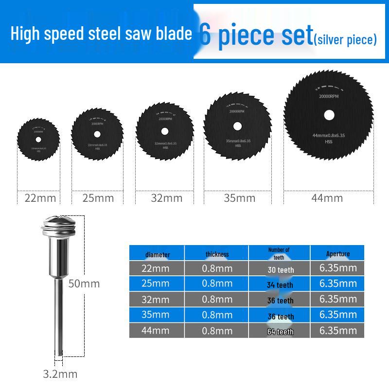 Mini High-Speed Steel Circular Saw Blade for Woodworking & Metal Cutting