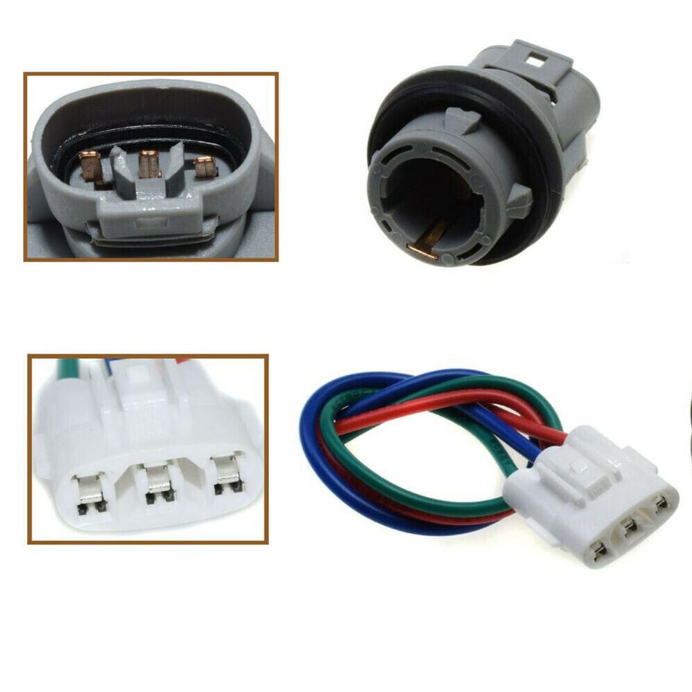 2x Front Turn Signal Light Socket Connector Harness w/ Wire Kit For Honda Acura