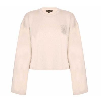 Biba Womens/Ladies Embroidered Logo Crop Sweatshirt