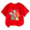 Potdemiel Estate Nuova T-shirt in Puro Cotone con Stampa Pikachu per Bambini, Ragazzi e Ragazze, T-shirt per Bambini Comoda e Traspirante