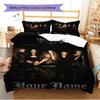 Name Custom RBD Band Pattern Bedding Set Quilt Cover Pillowcase Home Decor Gift (1 * duvet cover + 2 * pillowcase, without core)
