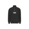 Letter Print Half-Zip Sweatshirt Men Sweatshirts Black DM0DM15021-BDS